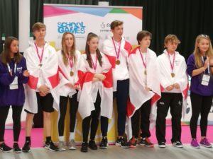 Alice 4th from left in the Mixed Foil team