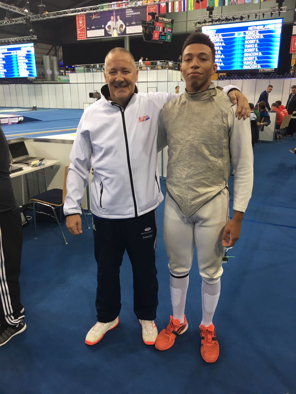 Kamal and Pierre at World Championships '17