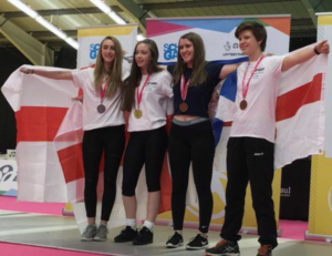Alice 2nd from left in the Individual Foil presentationAlice 2nd from left in the Individual Foil presentation